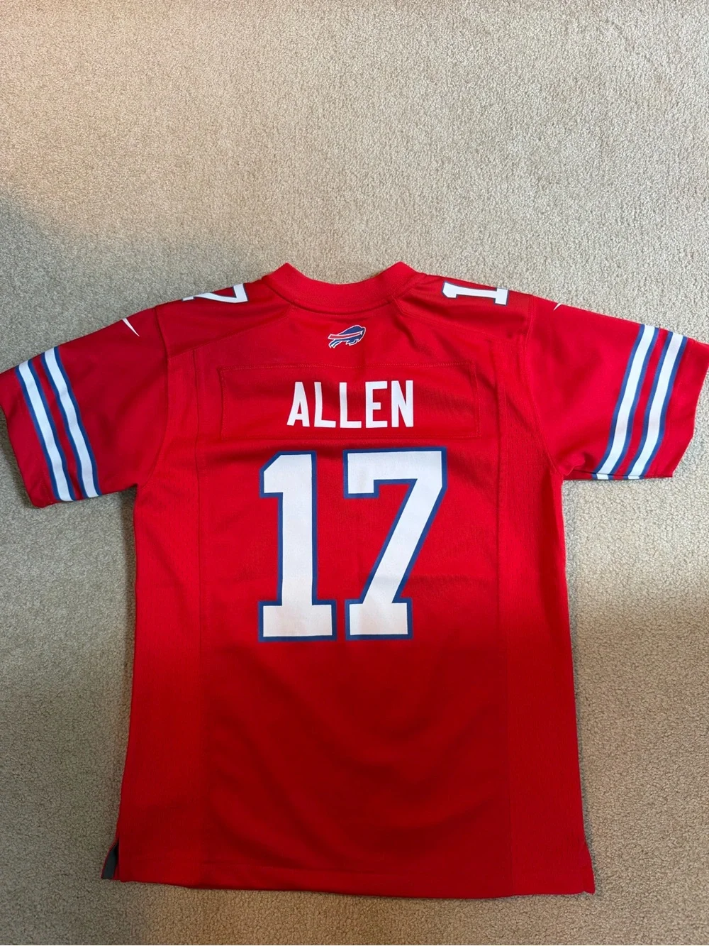 Nike Kids Red Buffalo Bills #17 Football Jersey